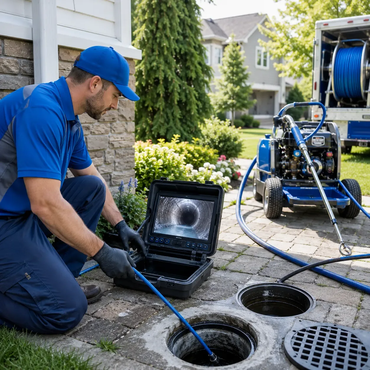 Outdoor drain cleaning professionals serving Glocester, RI